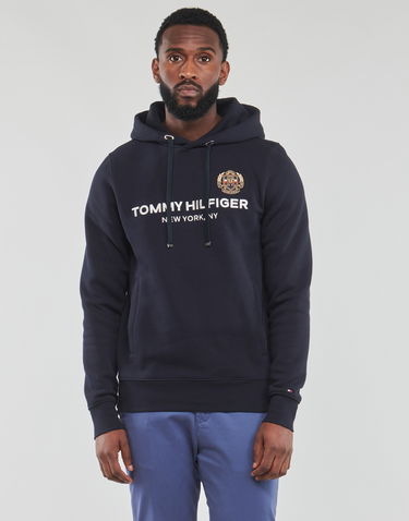 Mikina Tommy Hilfiger ICON STACK CREST HOODY Čierna | MW0MW29332-DW5, 1
