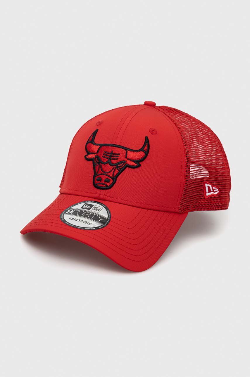 Šiltovka New Era HOME FIELD CHICAGO BULLS 9FORTY TRUCKER Cap Červená | 60298608.FDR, 0