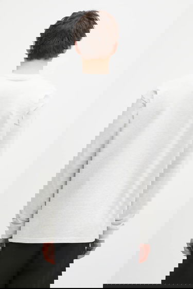 Tričko Carhartt WIP Cotton Long Sleeve T-Shirt Šedá | I026392.00JXX, 2