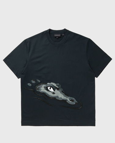 Tričko Lacoste T-Shirt Embellished Beaded Crocodile Runaway Collection Čierna | TH5052-1LI, 2