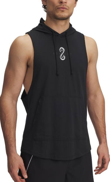 Tielko Under Armour Project Rock Snake Sleeveless Hoodie Čierna | 1389987-001, 0