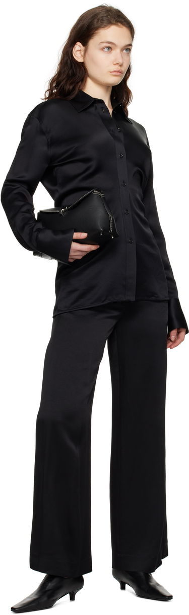 Košeľa TOTEME TOTEME Slouch Waist Button-Down Shirt Čierna | 251-WRT4282-FB0344, 3
