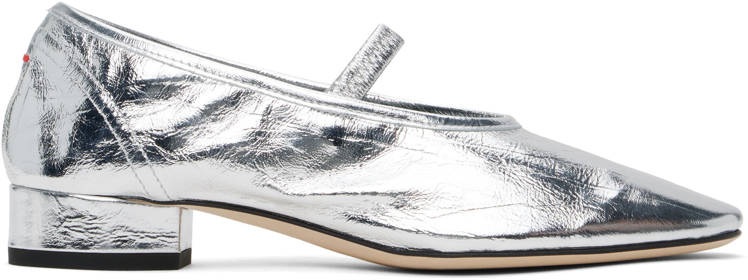 Oblečenie Aeyde Aeyde Pippa Leather Ballerina Flats Metalická | A11-FL-GLVR25RO126-SS25-920-068, 0