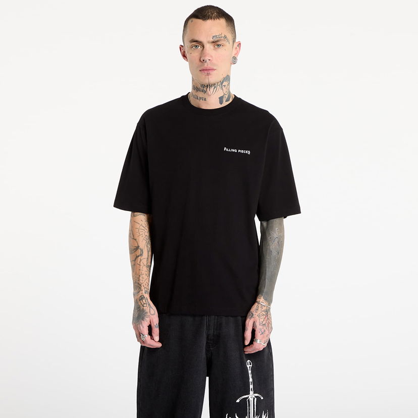 Tričko Filling Pieces T-Shirt Boxy Čierna | 422420501127 Black