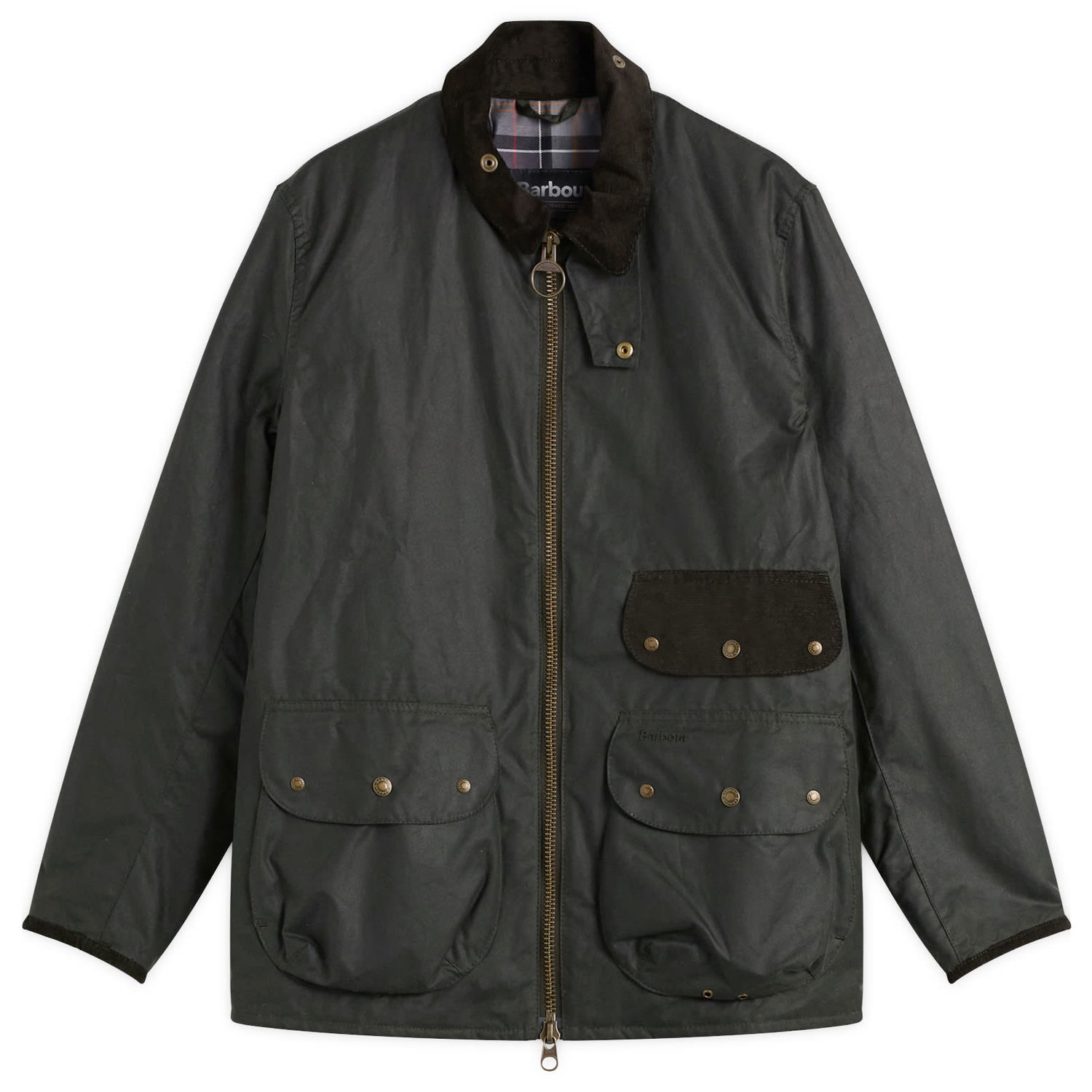 Bunda Barbour Jig Wax Jacket Zelené | MWX2476SG51, 1