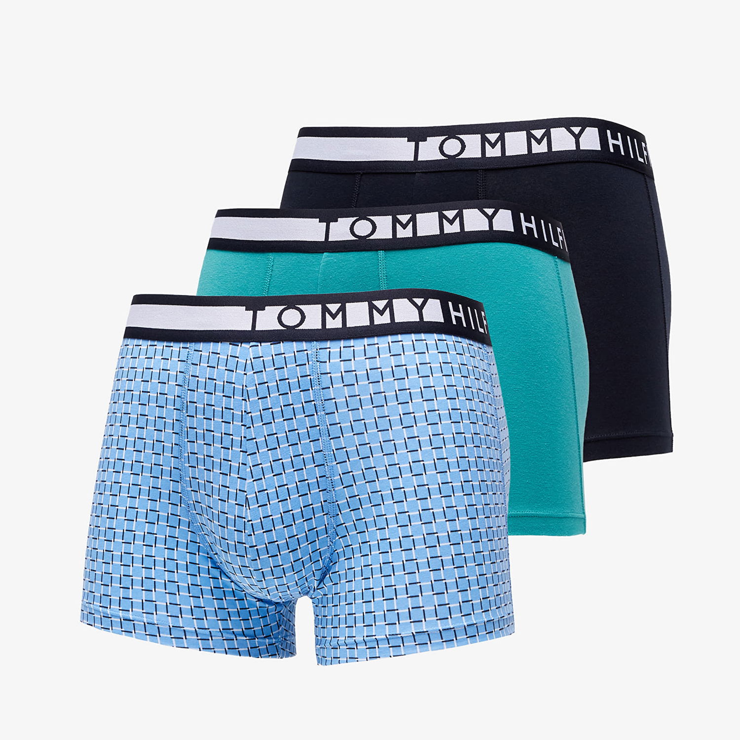 Spodná bielizeň a ponožky Tommy Hilfiger Logo 3 Pack Trunks Print Rôznofarebný | UM0UM01565 0S1, 0