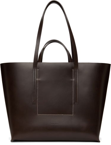 Tote bag Rick Owens Rick Owens Hollywood Shopper Tote Hnedá | RA01E0662 LGEL, 0
