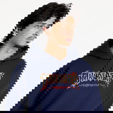 Mikina Thrasher Cracked by Exteenager Hoodie Navy | 145776, 1