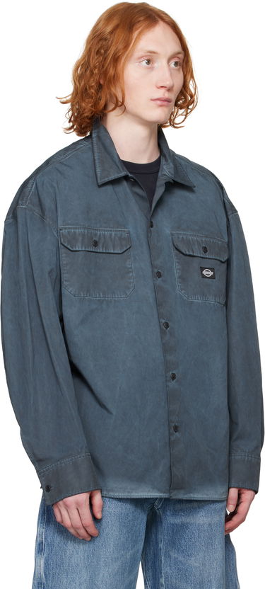 Košeľa Alexander Wang Alexander Wang Oversized Workwear Shirt Modrá | 6WC1251086, 1