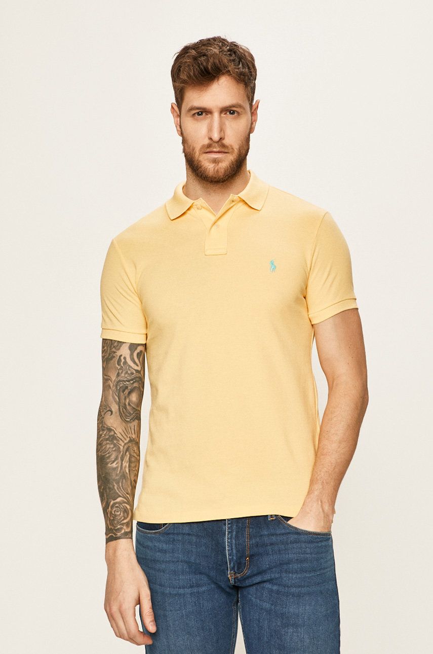 Polo tričko Polo by Ralph Lauren Slim Fit Polo Shirt Žltá | 710795080003, 0