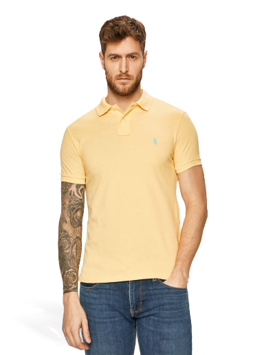 Polo tričko Polo by Ralph Lauren Slim Fit Polo Shirt Žltá | 710795080003