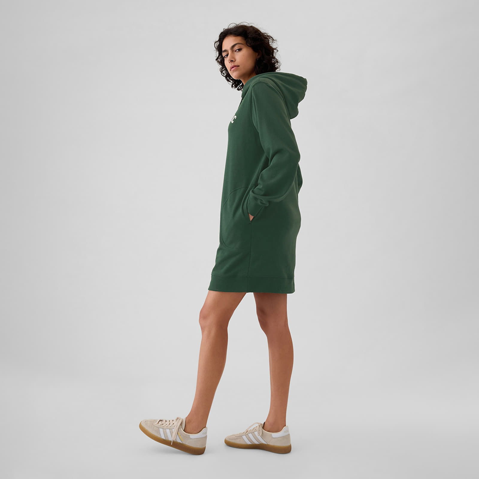 Dress Logo Hoodie Essex Green