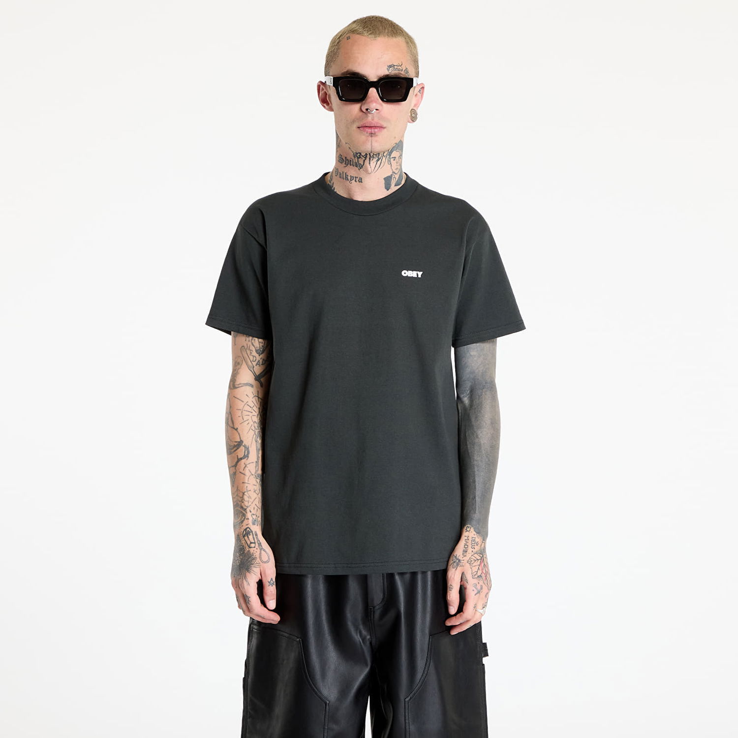 Tričko OBEY OBEY Visual Studies T-Shirt Čierna | 165264136, 0