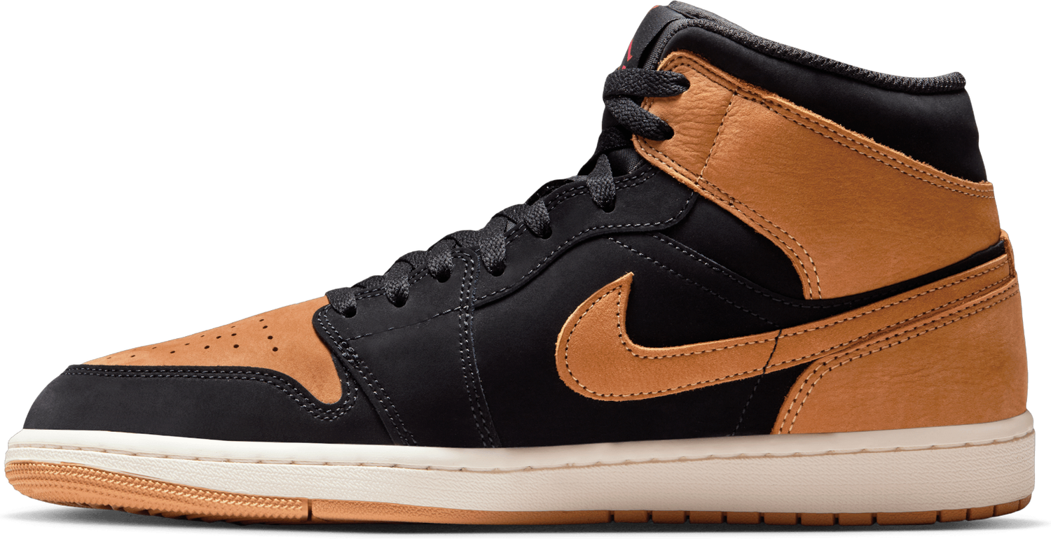 Tenisky a topánky Jordan Air Jordan 1 Mid "Black Flax" Oranžová | HV4091-002, 1