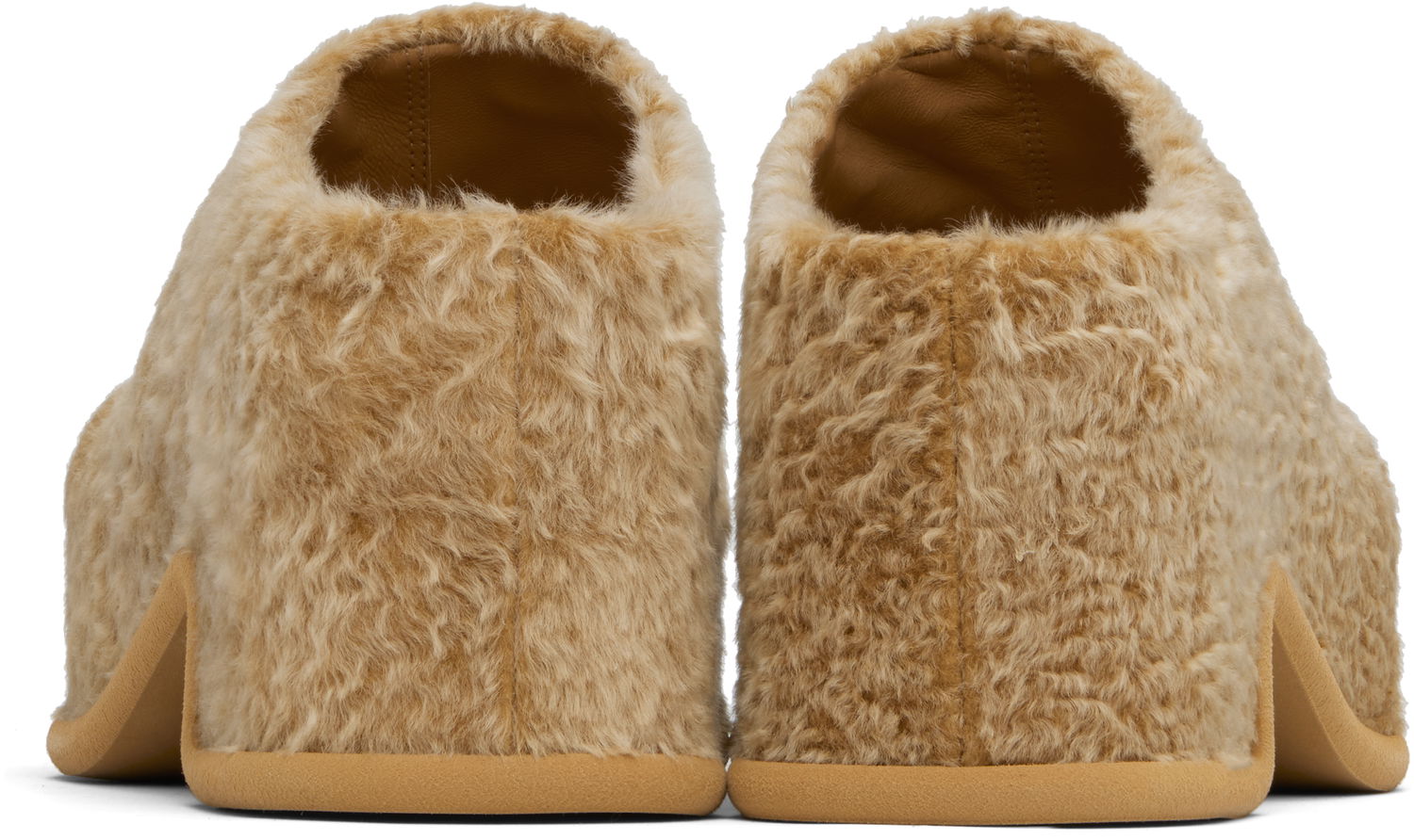 Starostlivosť o obuv Dries Van Noten Dries Van Noten Shearling Slip-on Loafers Béžová | MS251-758, 1