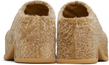 Starostlivosť o obuv Dries Van Noten Dries Van Noten Shearling Slip-on Loafers Béžová | MS251-758, 1