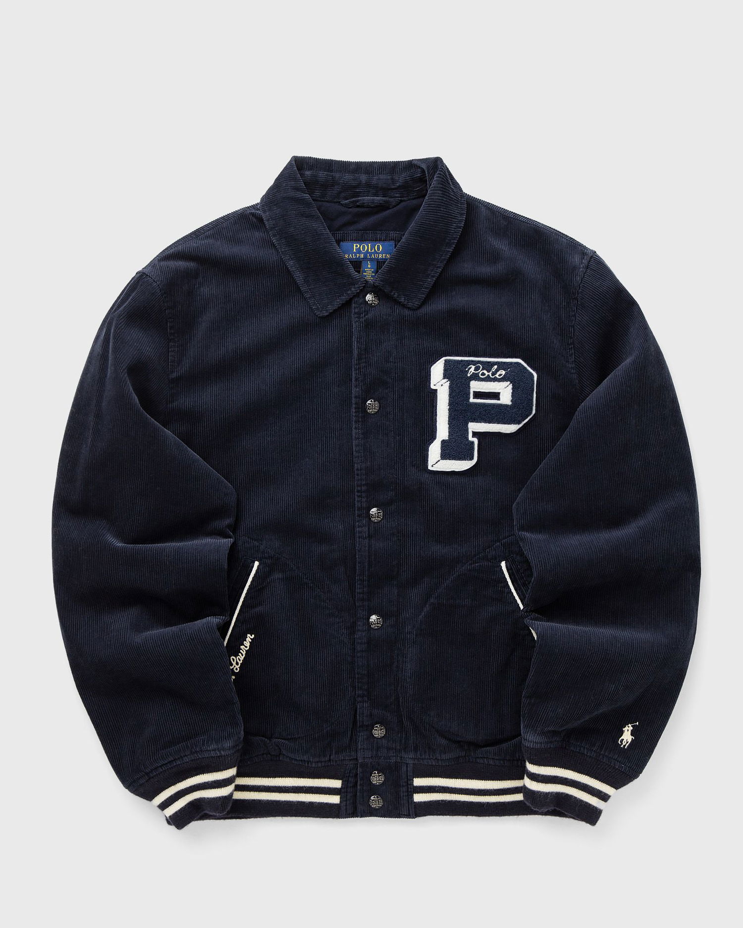 Bomber bunda Polo by Ralph Lauren Polo Corduroy P Varsity Bomber Jacket Navy | 710968136001, 0