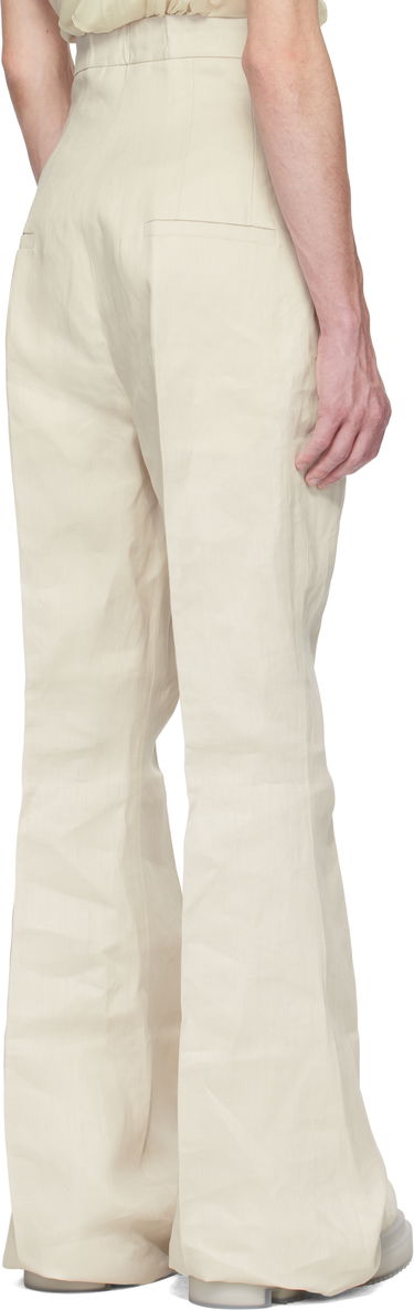 Nohavice Rick Owens Rick Owens Hollywood Dirt Bolan Flare Trousers Béžová | RR01E5351 TWL, 2