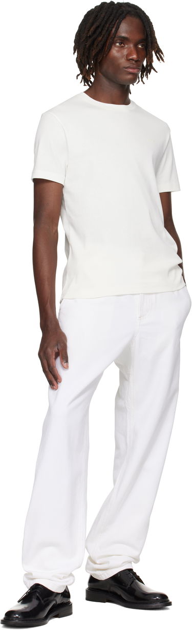 Nohavice A.P.C. A.P.C. Chuck Trousers Biela | COGZV-H08408, 3