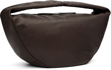 Taška cez rameno BY FAR BY FAR Maxi Cush Washed Leather Shoulder Bag Hnedá | MWBSB022LL034BR054PL, 2