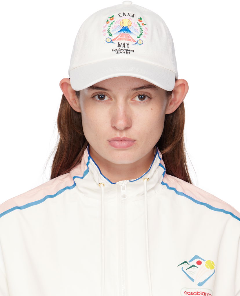 Šiltovka Casablanca Casablanca 'Casa Way' Mountain Baseball Cap Biela | APF25-HAT-002-04