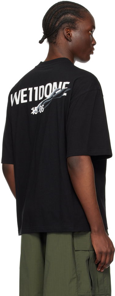 Tričko We11done Wave T-Shirt Čierna | WD-TT1-23-992-U-BK, 2