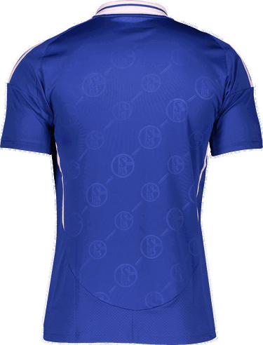 Dres adidas Originals FC Schalke 04 Polo Short-Sleeve AEROREADY Jersey 2024/2025 Modrá | 5s04iv9679, 1