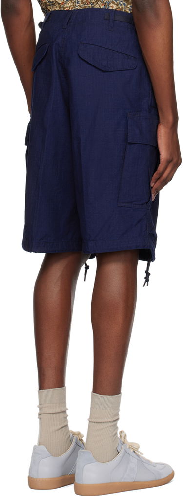 Šortky BEAMS BEAMS PLUS Cargo Shorts Navy | 38250071791, 2