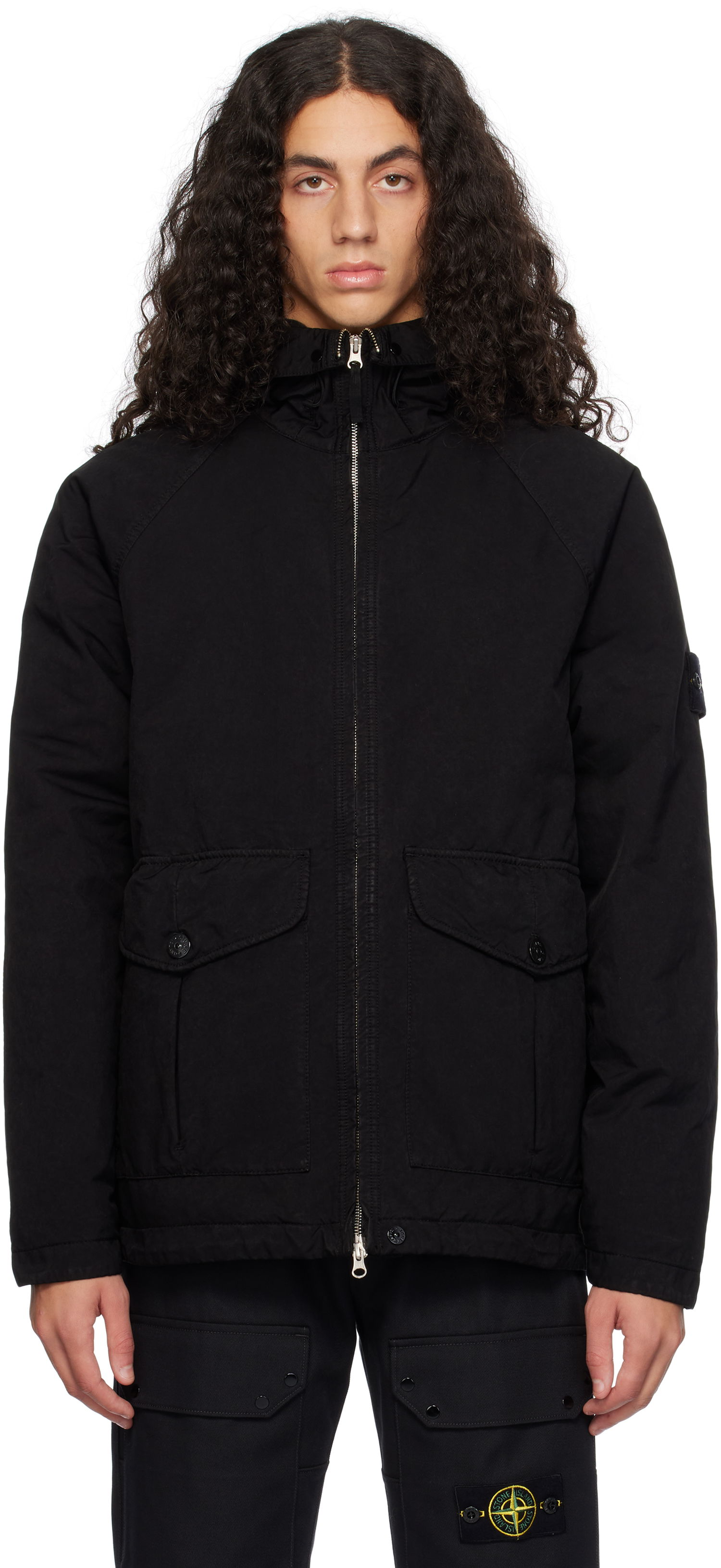 Kabáty Stone Island Down Jacket Čierna | 811541649, 0