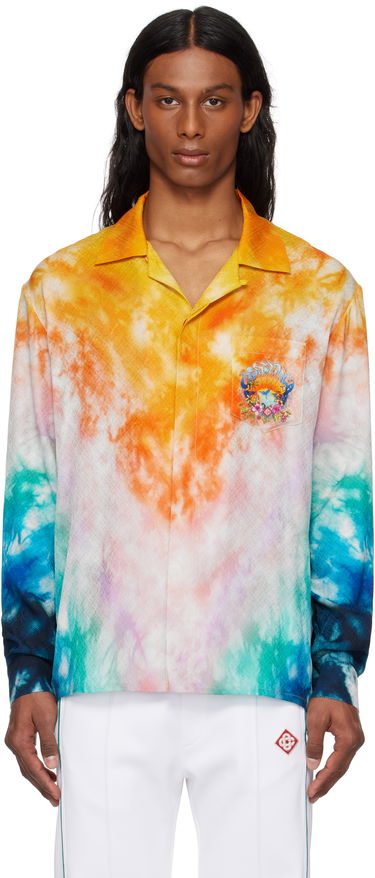 Košeľa Casablanca Casablanca Surf Trip Silk Long Sleeve Shirt Rôznofarebný | U-MS25-SH-006-03, 0