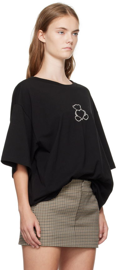 Tričko We11done We11done Pearl Bear Graphic T-Shirt Čierna | WD-TT2-24-780-U-BK, 1