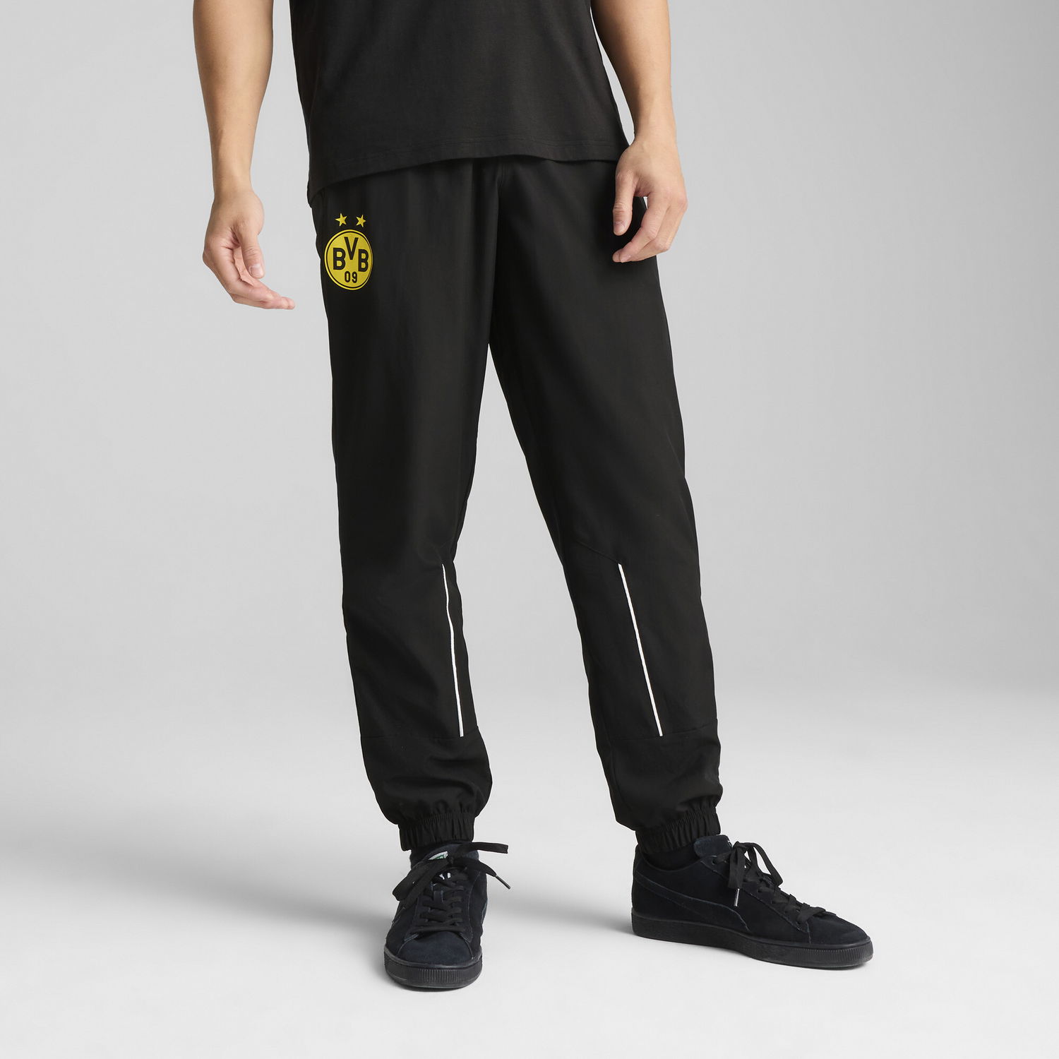Tepláky Puma Borussia Dortmund ftblARCHIVE Men's Training Pants Čierna | 779109_02, 0