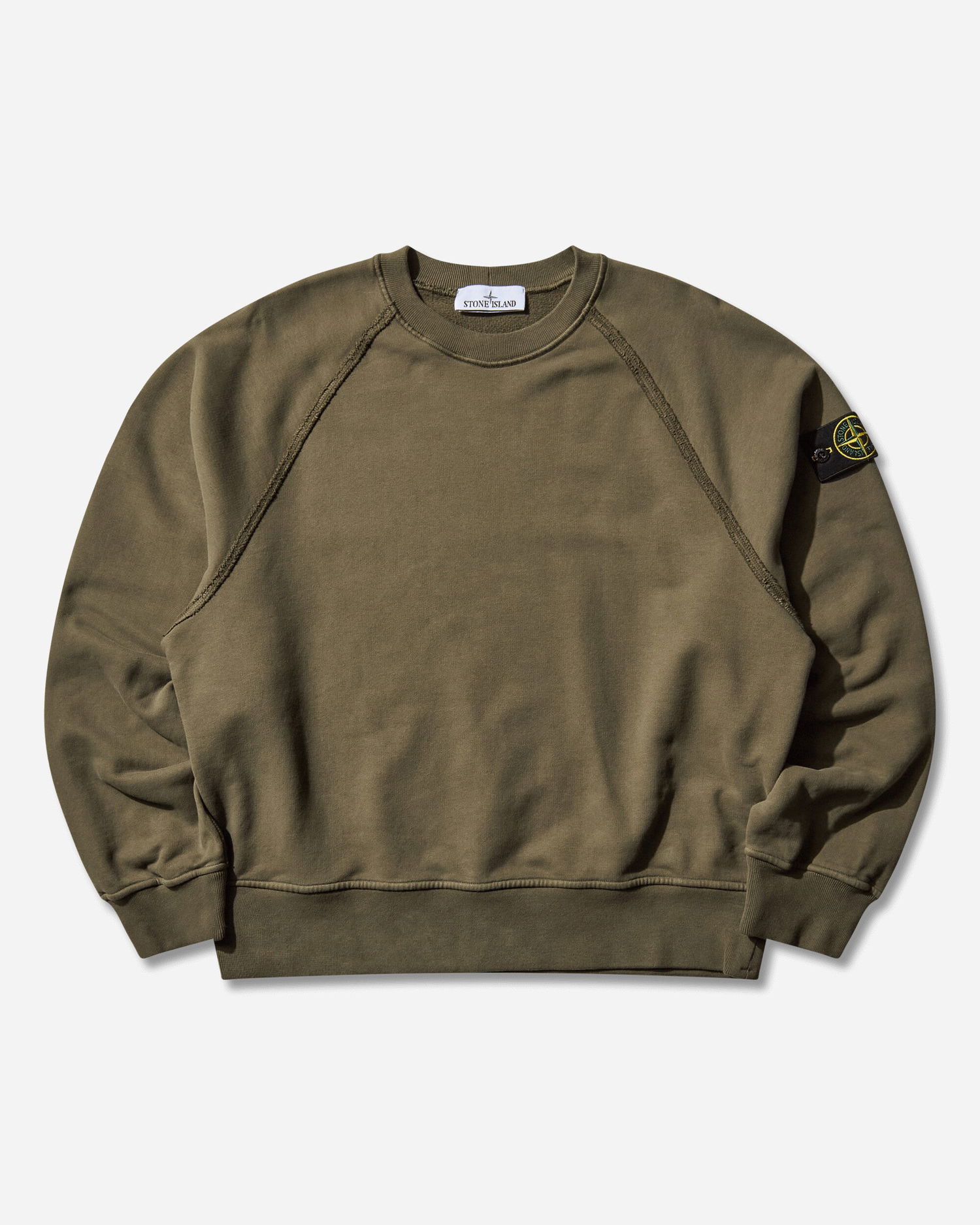 Mikina Stone Island Garment Dyed Oversized Fit Crewneck Sweatshirt Zelené | K2S15-6100022-S0A20 V0054, 0