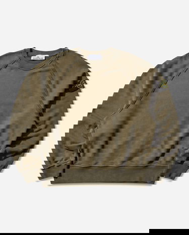 Mikina Stone Island Garment Dyed Oversized Fit Crewneck Sweatshirt Zelené | K2S15-6100022-S0A20 V0054, 0