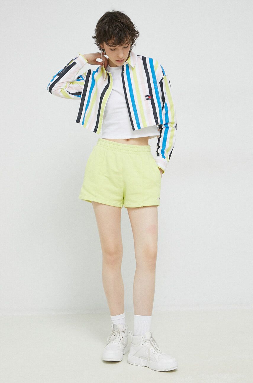 Šortky Tommy Hilfiger Cotton Shorts Žltá | DW0DW12626.PPYX, 0