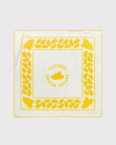 Šál CLOSED Tequila Sunset Print Scarf Žltá | C80806-27D-PR-445, 0