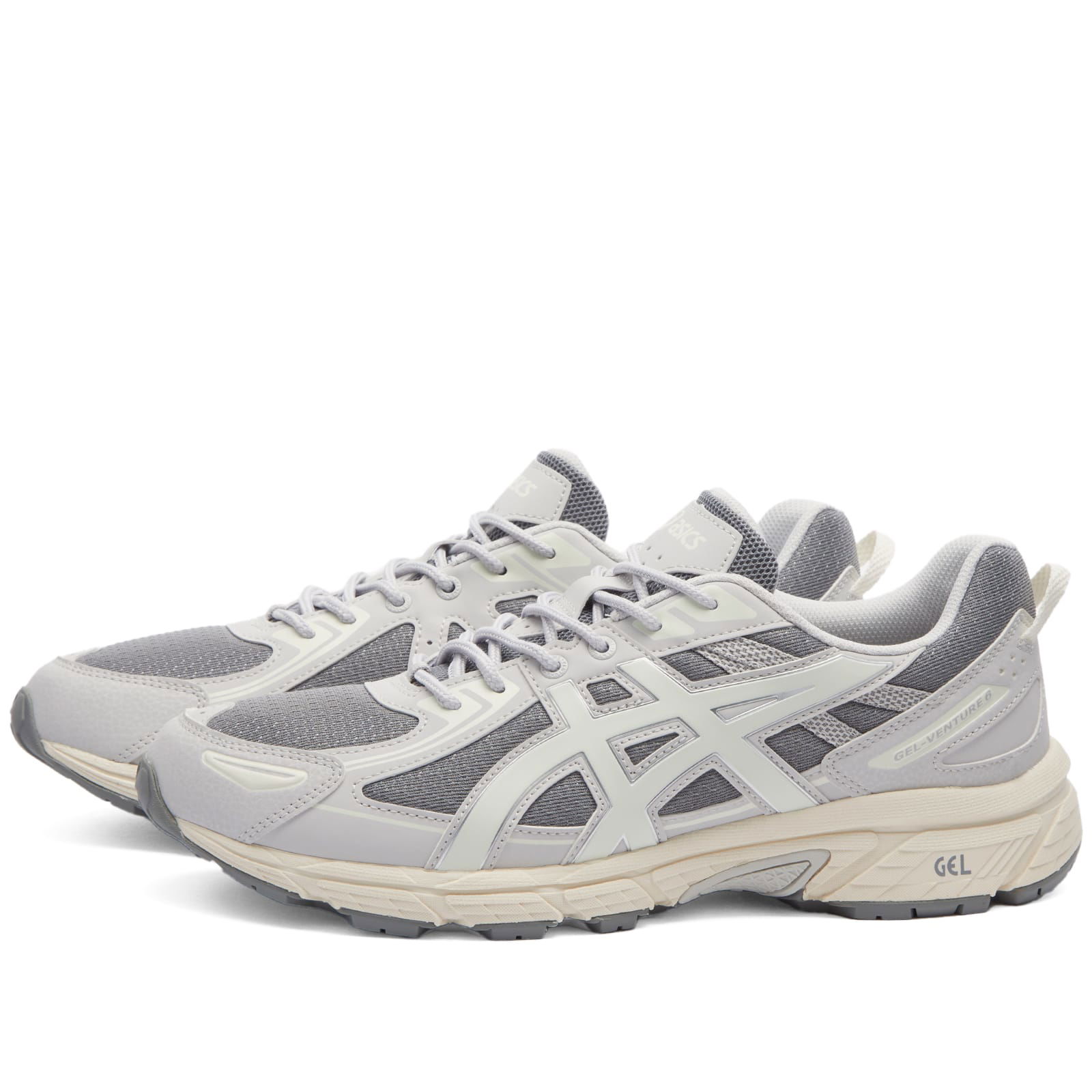 Men's GEL-VENTURE 6 Sneakers in Clay Grey/Cream, Size UK 10 | END. Clothing