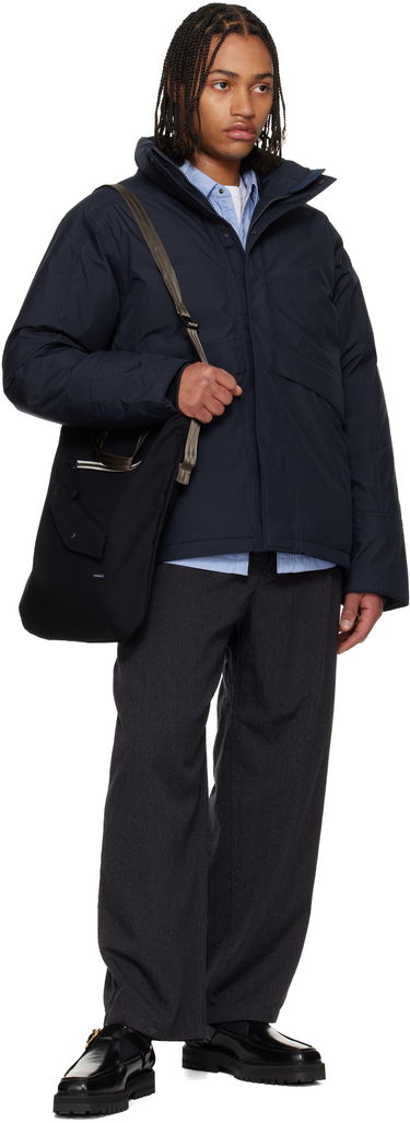 Prešívaná bunda NANAMICA GORE-TEX Short Down Jacket Navy | S25FA058U, 3