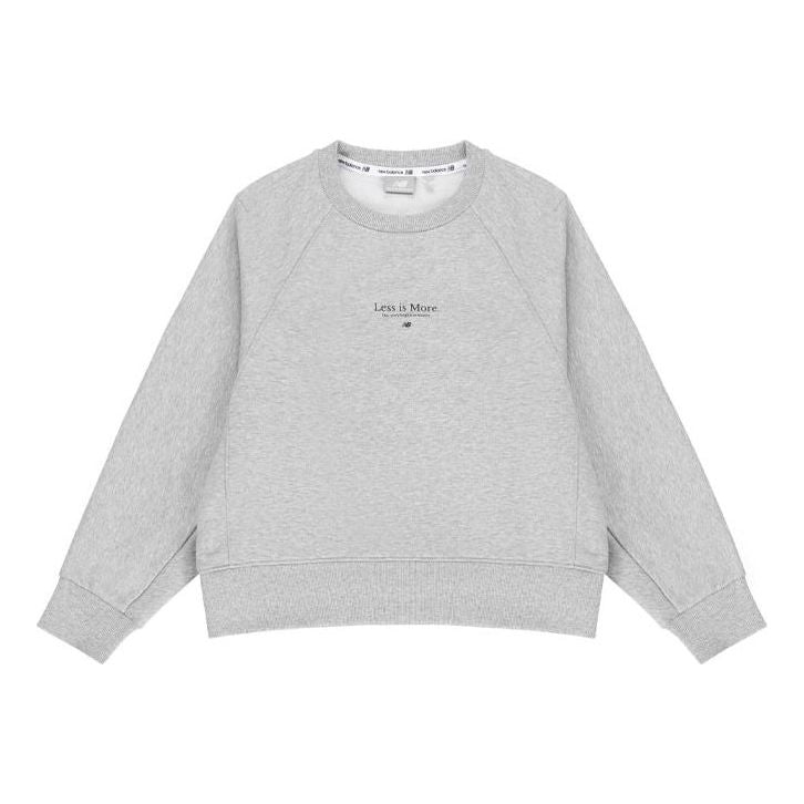 Mikina New Balance Alphabet Print Crewneck Sweatshirt Šedá | 5CC13022-GR