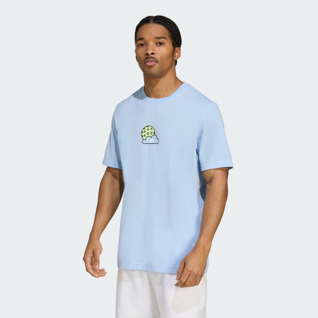 Tričko adidas Performance Pickleball Graphic Tee Modrá | JM8966, 0
