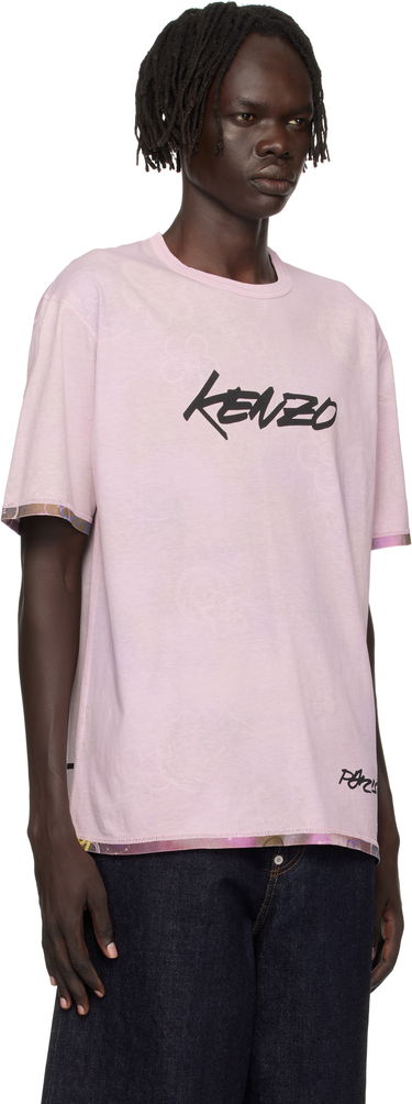 Tričko KENZO Kenzo Paris Futura 2000 Edition Reversible T-Shirt Ružová | FF65TS2584SG, 1