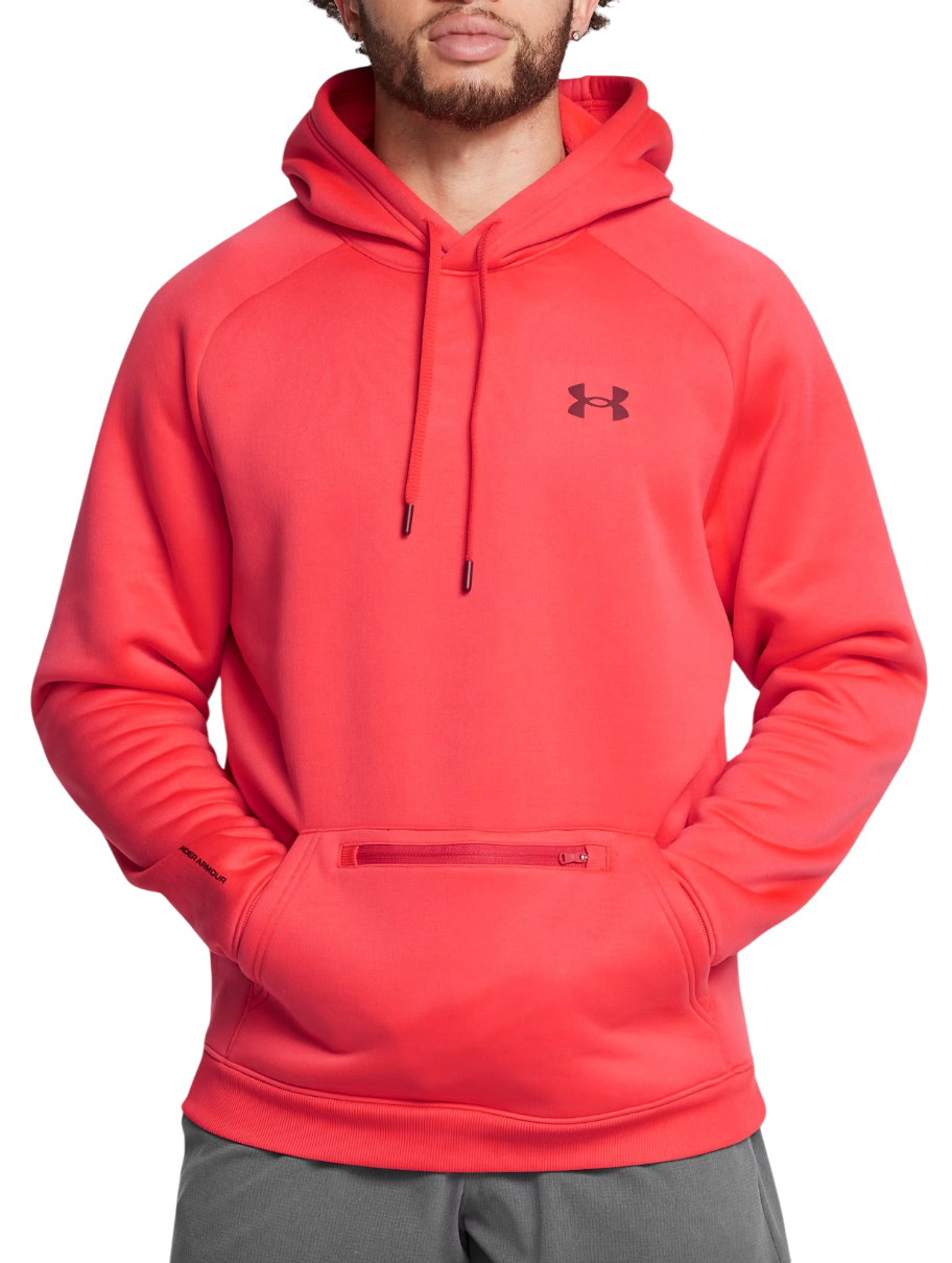 Mikina Under Armour Hoodie With Pocket Červená | 1389342-713, 0