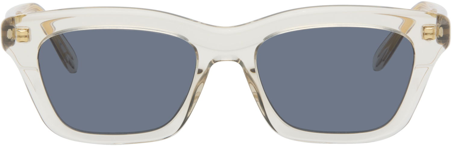 Slnečné okuliare Loewe Sigma Transparent Rectangular Slim Sunglasses Béžová | LW40177I@5357V 840126866087, 0