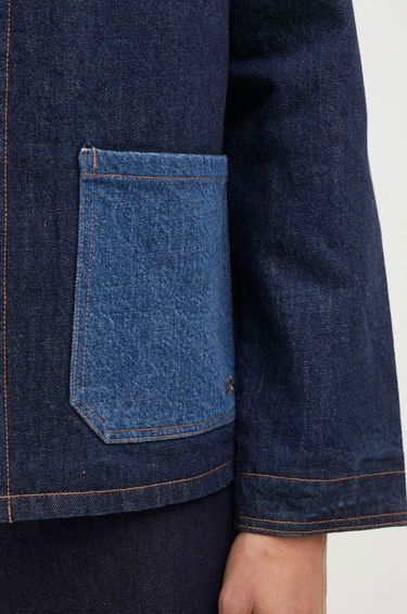 Bunda A.P.C. Veste Anthonin Denim Chore Jacket Modrá | COHDM.M02967.IAL, 3