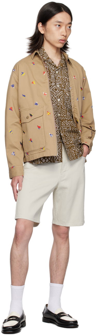 Košeľa BEAMS BEAMS PLUS Batik Print Shirt Hnedá | 3801-0111-139, 3