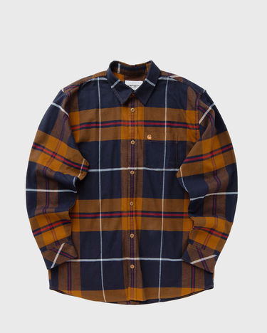 Košeľa Carhartt WIP Garnett Shirt Long Sleeve Patterned Modrá | I033819-2VR.XX, 0