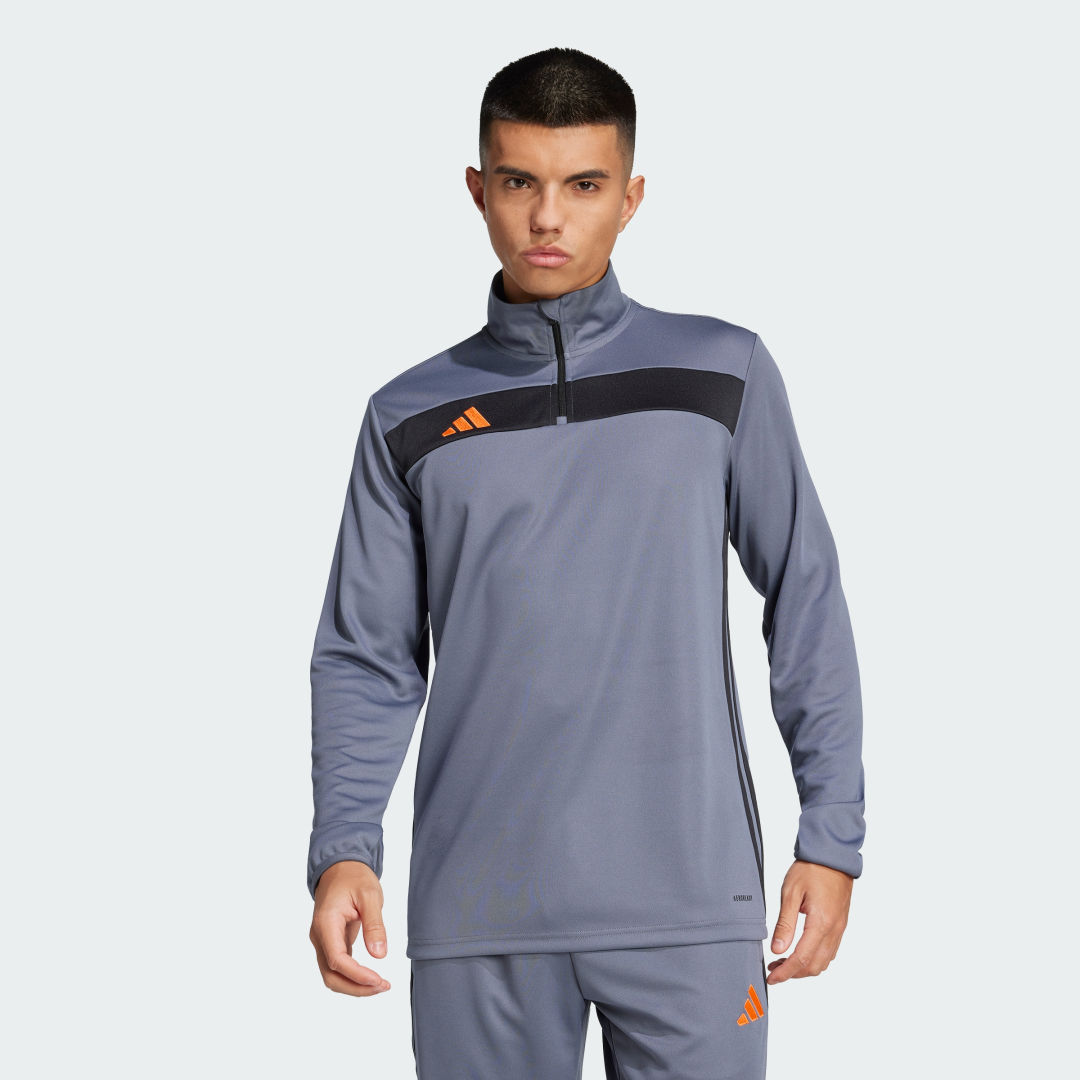 Mikina adidas Performance Essentials Training Quarter-Zip Top Šedá | JD0435, 0