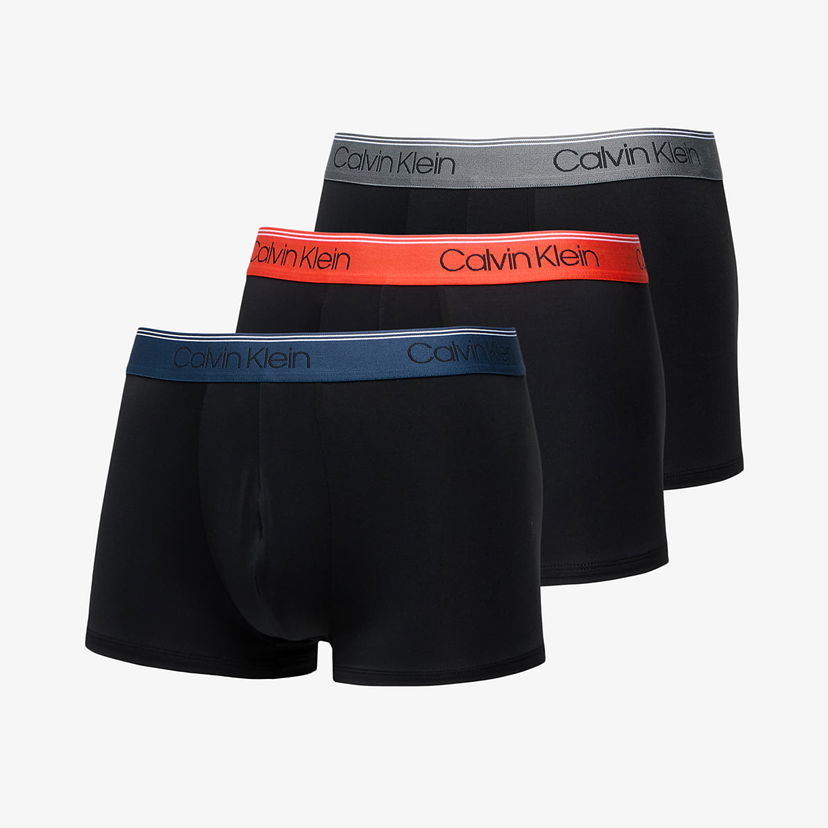 Boxerky CALVIN KLEIN Low Rise Trunk 3-Pack Black Čierna | NB2569A N33