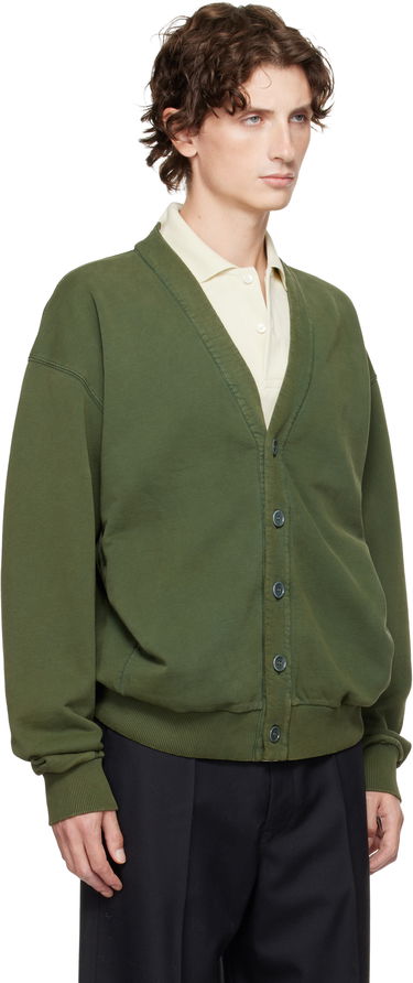 Sveter JW Anderson JW Anderson Garment-Dyed Cardigan Čierna | JW0246-PG1842, 4