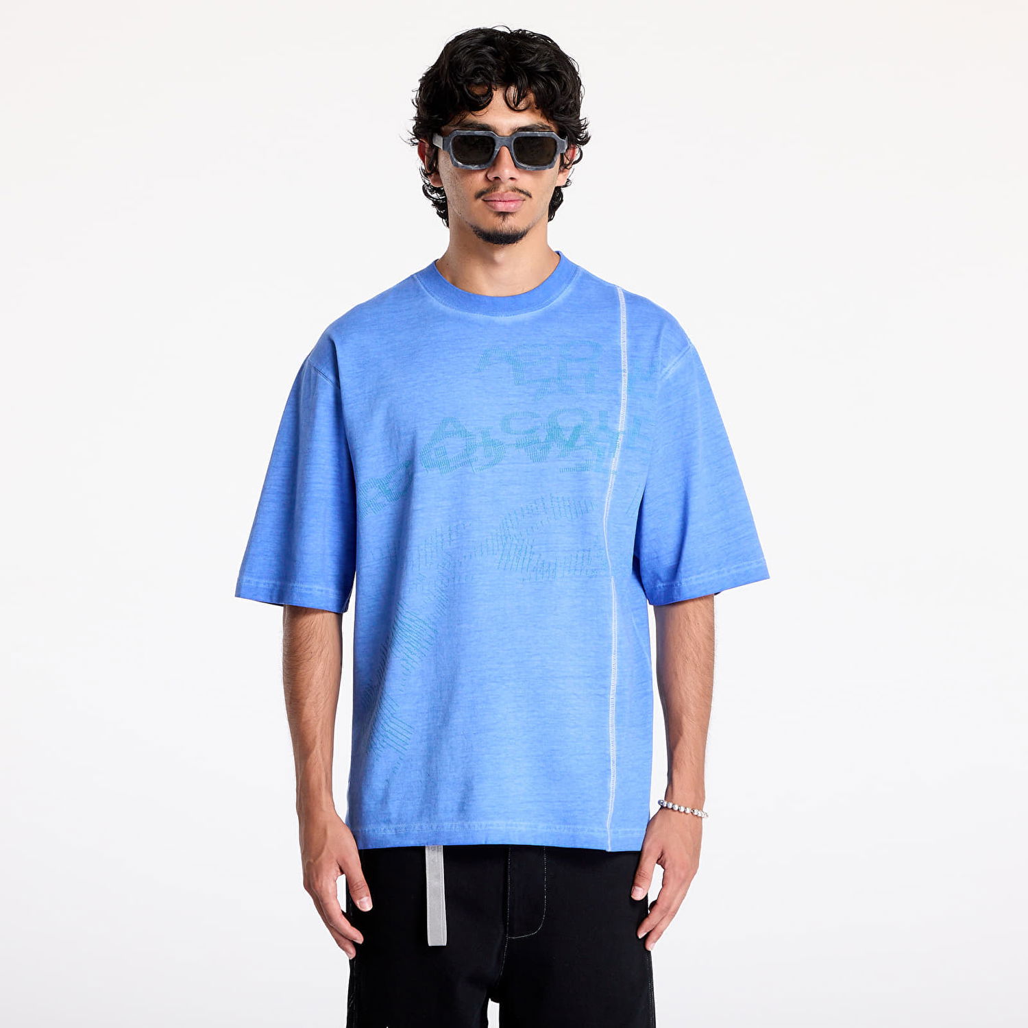 Tričko A-COLD-WALL* Annex T-Shirt Blue Volt Modrá | ACWMTS201 Blue, 0